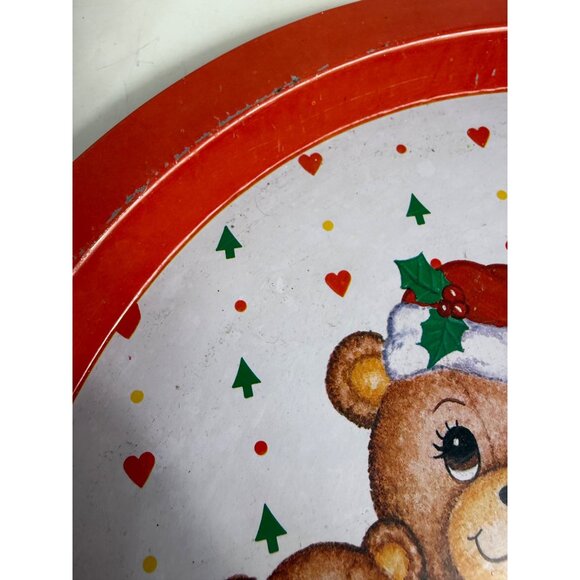 Retro Christmas Metal Cookie Trays Holiday Kitchen Decor Cookie Exchange Swap - Picture 12 of 16